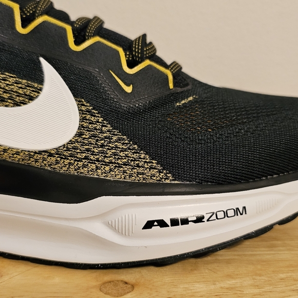 Size 12 Nike Air Zoom Pegasus 41 NFL Pittsburgh Steelers Black Mens FZ5097-001 - Picture 12 of 16